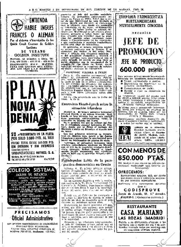 ABC MADRID 05-09-1972 página 16