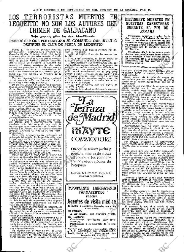 ABC MADRID 05-09-1972 página 27