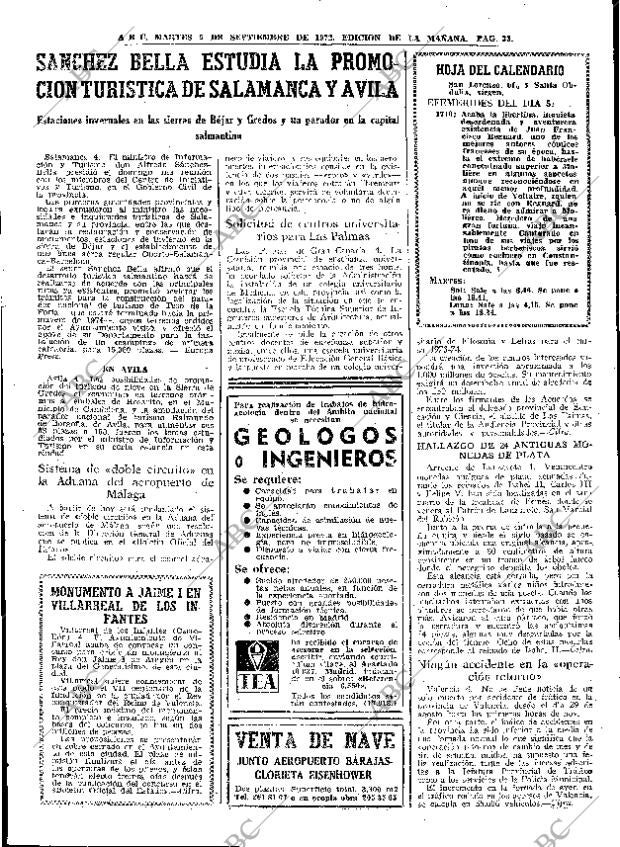 ABC MADRID 05-09-1972 página 33