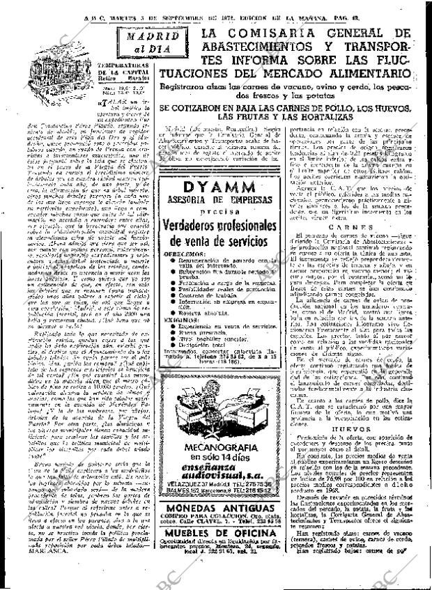 ABC MADRID 05-09-1972 página 43