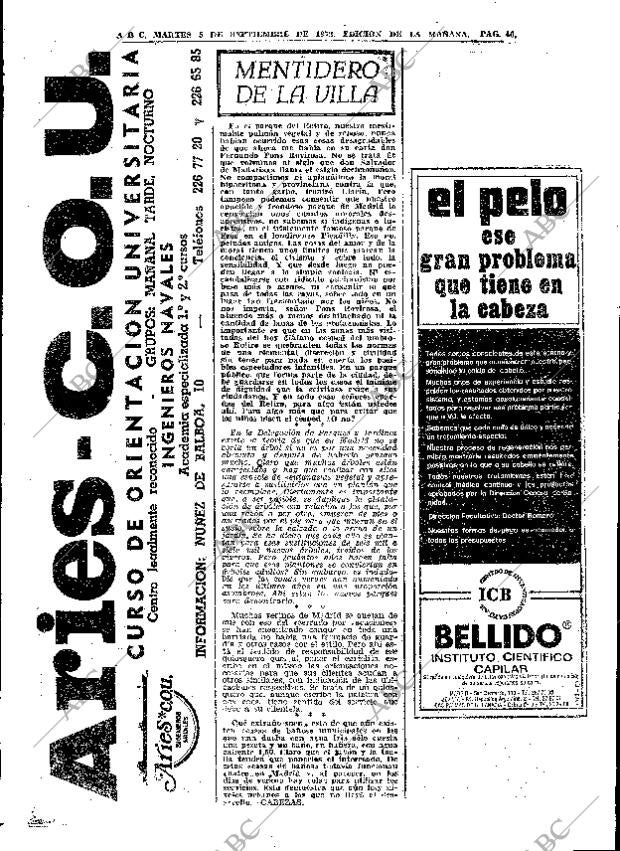 ABC MADRID 05-09-1972 página 46
