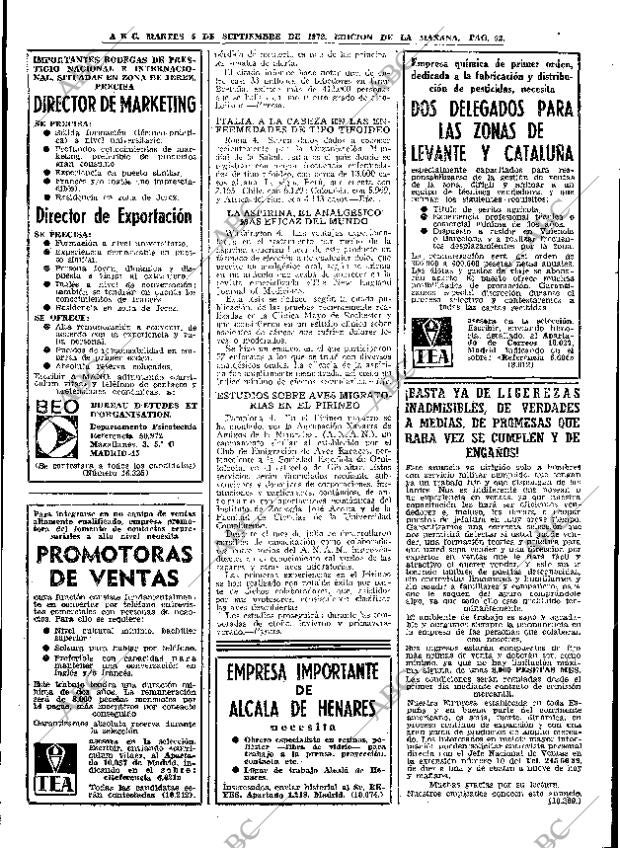 ABC MADRID 05-09-1972 página 52