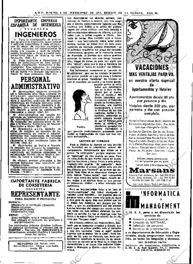 ABC MADRID 05-09-1972 página 60