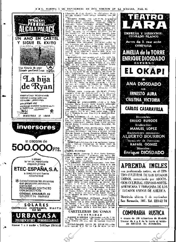 ABC MADRID 05-09-1972 página 84