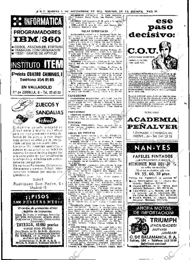 ABC MADRID 05-09-1972 página 87
