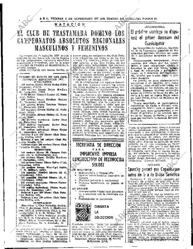 ABC SEVILLA 08-09-1972 página 77