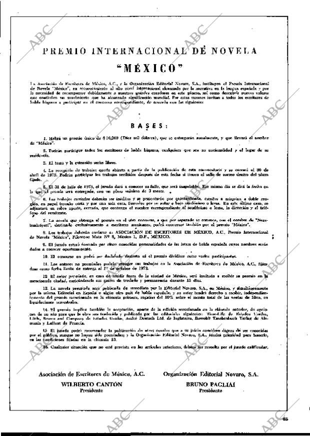 BLANCO Y NEGRO MADRID 09-09-1972 página 65