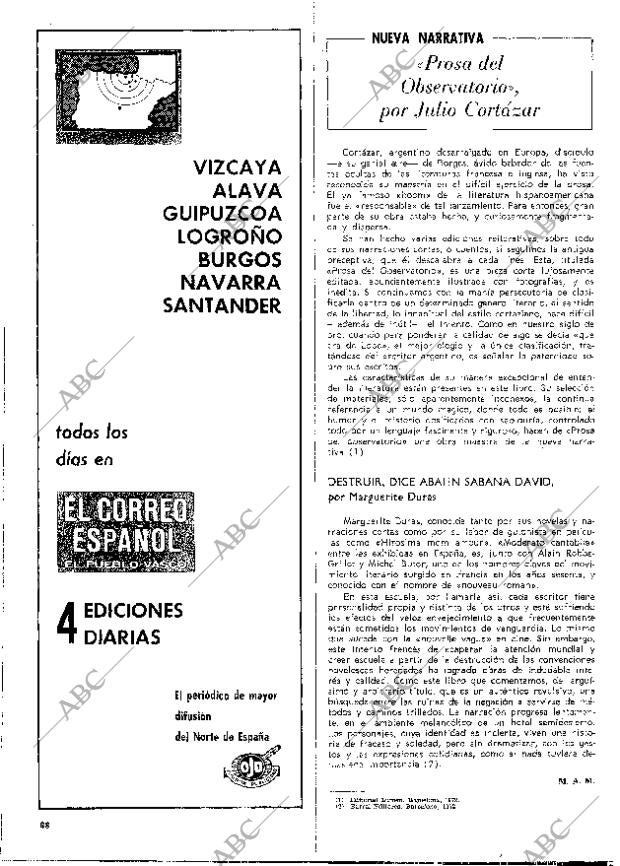 BLANCO Y NEGRO MADRID 09-09-1972 página 68