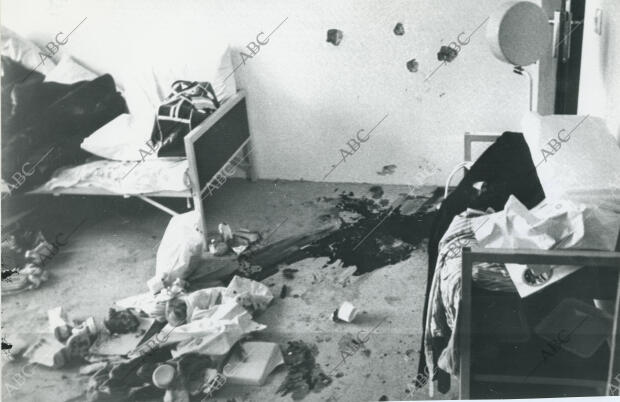 Atentado contra la sede del equipo olímpico de Israel durante la celebración de...