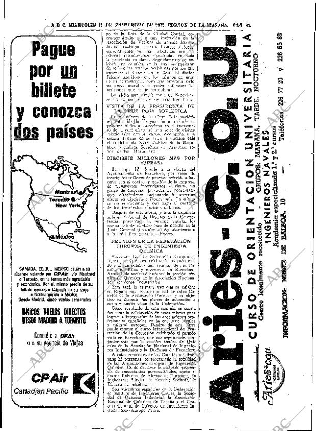 ABC MADRID 13-09-1972 página 42