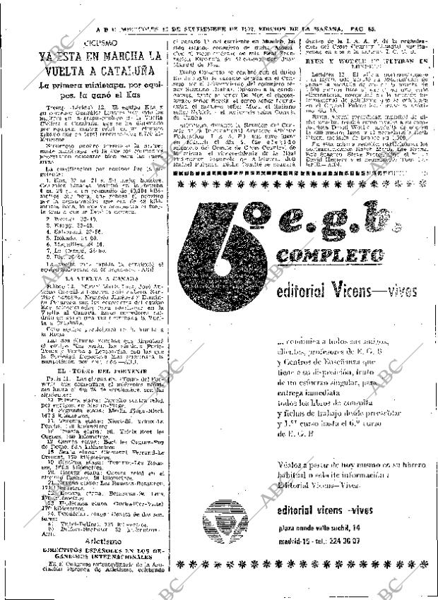 ABC MADRID 13-09-1972 página 65