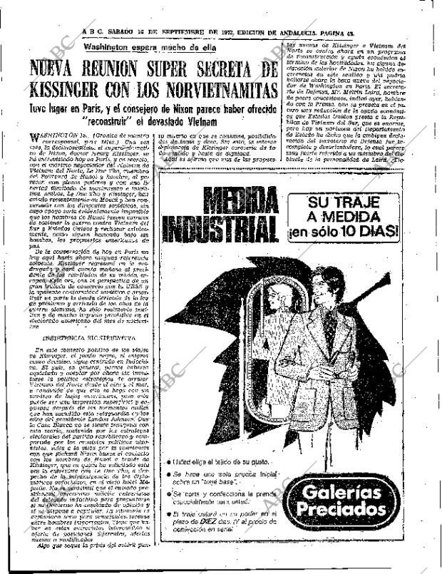 ABC SEVILLA 16-09-1972 página 43