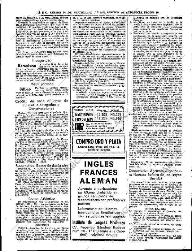 ABC SEVILLA 16-09-1972 página 46