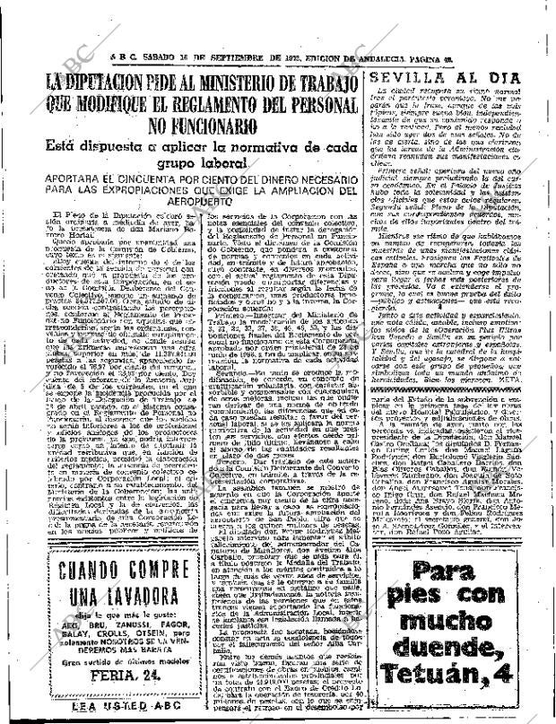 ABC SEVILLA 16-09-1972 página 49
