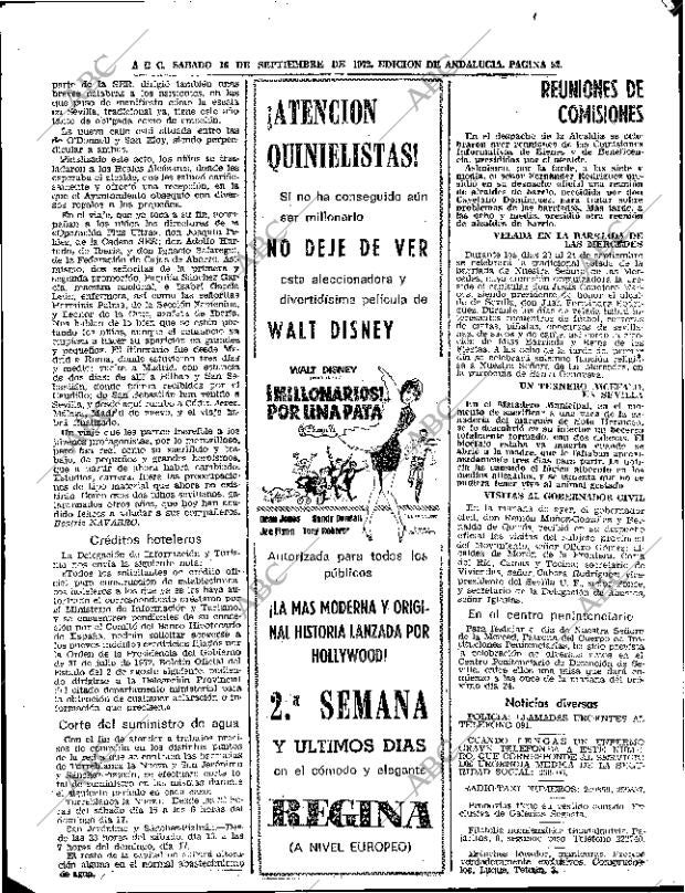 ABC SEVILLA 16-09-1972 página 52