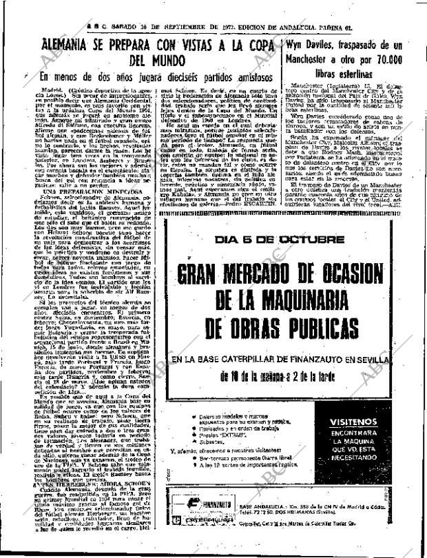 ABC SEVILLA 16-09-1972 página 61