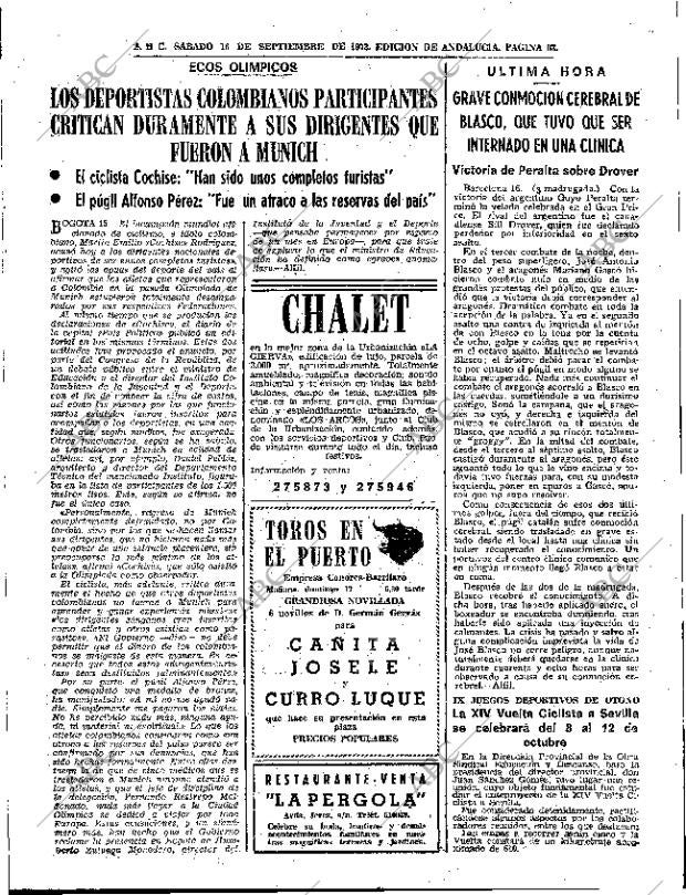 ABC SEVILLA 16-09-1972 página 63