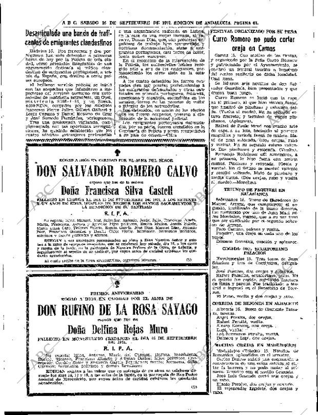 ABC SEVILLA 16-09-1972 página 67