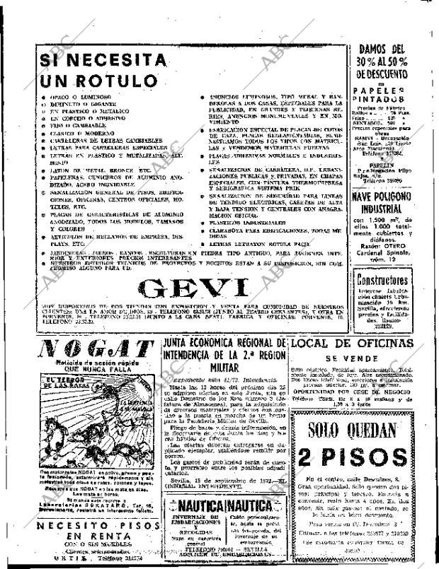 ABC SEVILLA 16-09-1972 página 75