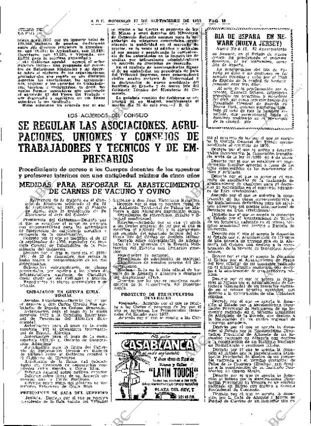 ABC MADRID 17-09-1972 página 19