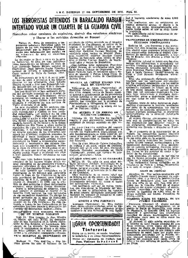 ABC MADRID 17-09-1972 página 33