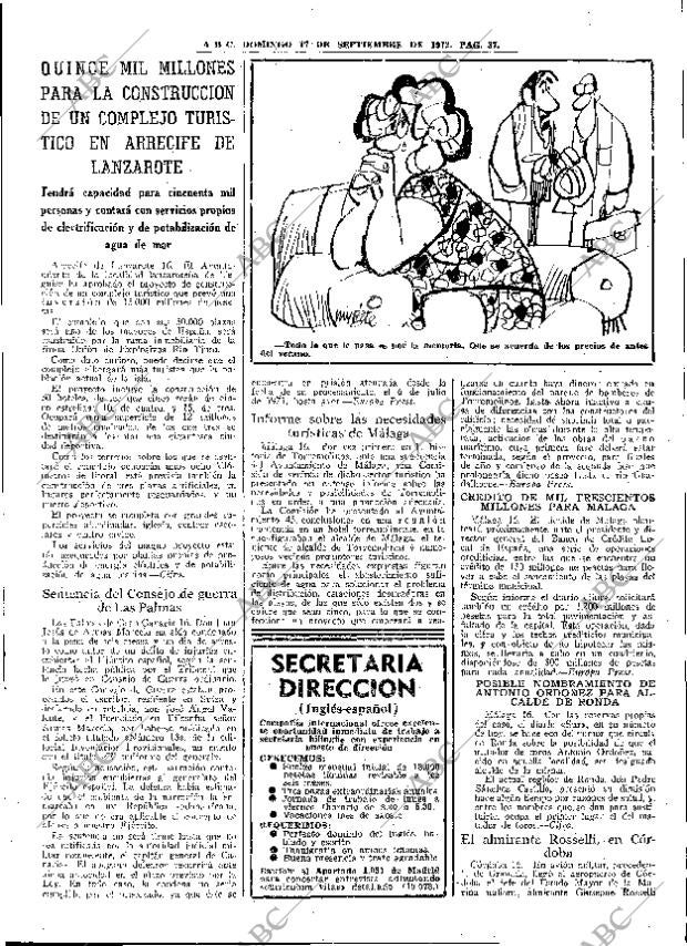 ABC MADRID 17-09-1972 página 37