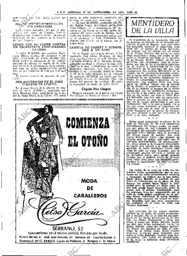 ABC MADRID 17-09-1972 página 43