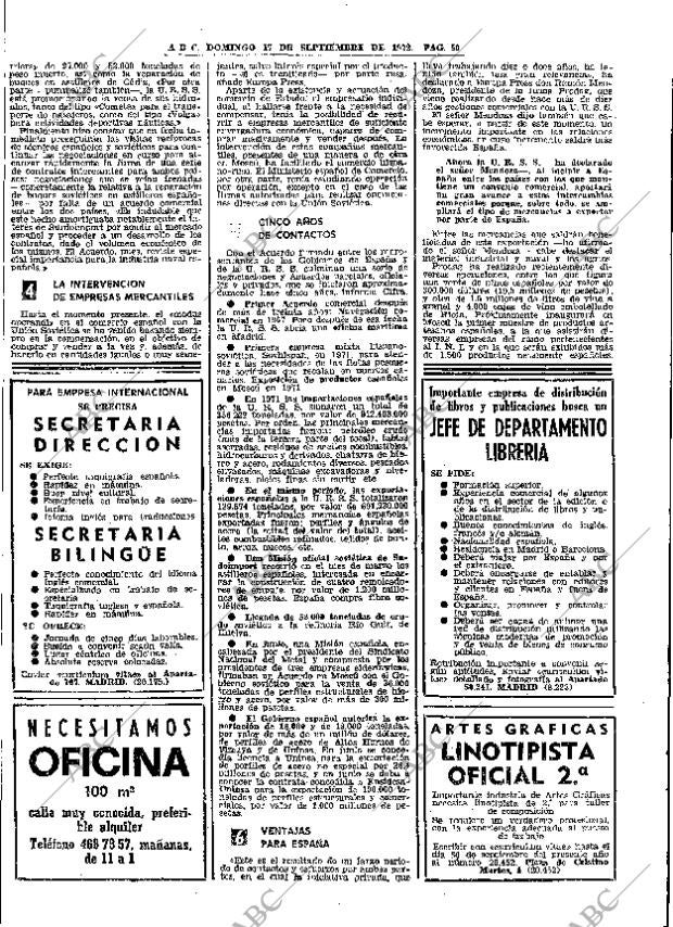 ABC MADRID 17-09-1972 página 50