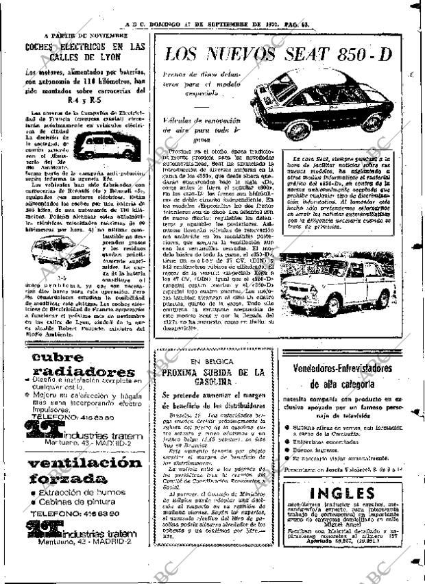 ABC MADRID 17-09-1972 página 63