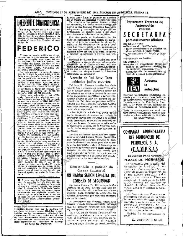 ABC SEVILLA 17-09-1972 página 16