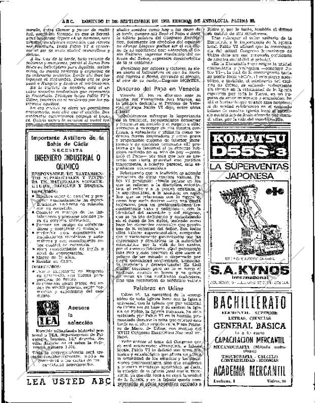 ABC SEVILLA 17-09-1972 página 20
