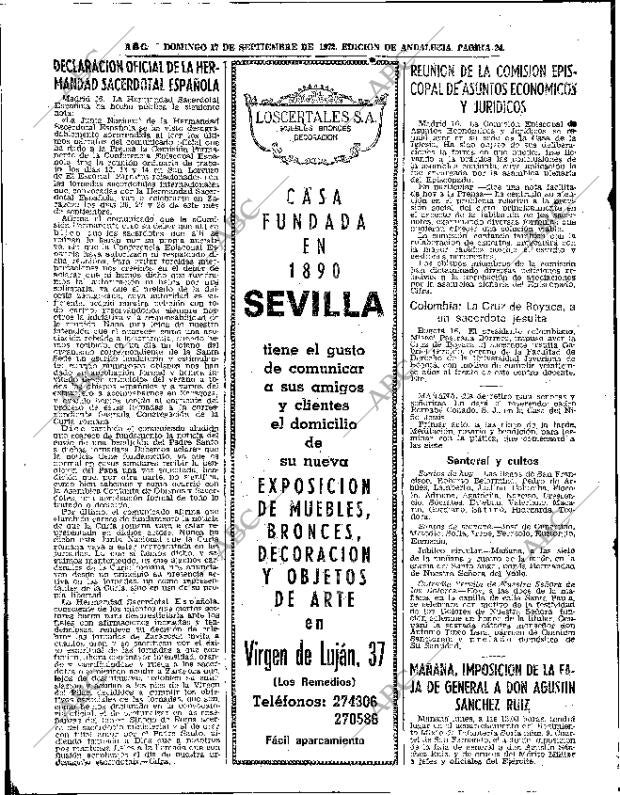 ABC SEVILLA 17-09-1972 página 22