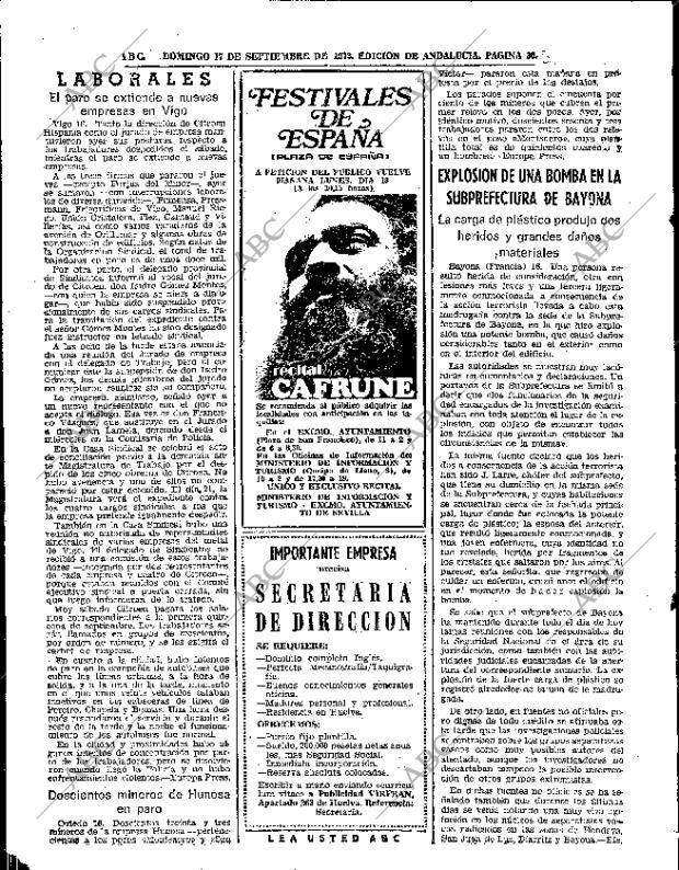 ABC SEVILLA 17-09-1972 página 28