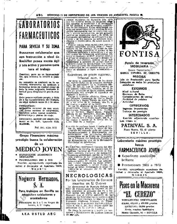 ABC SEVILLA 17-09-1972 página 38