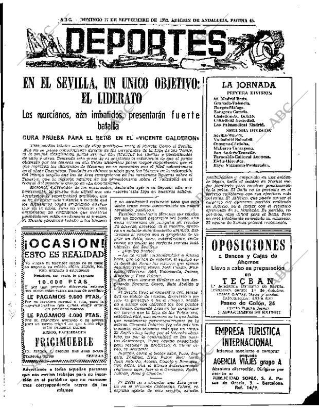 ABC SEVILLA 17-09-1972 página 41