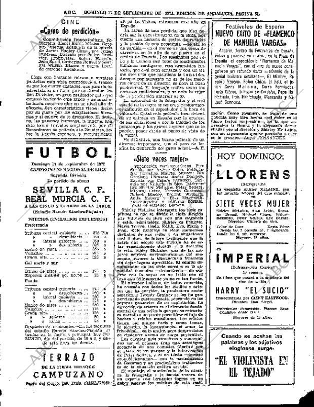 ABC SEVILLA 17-09-1972 página 49