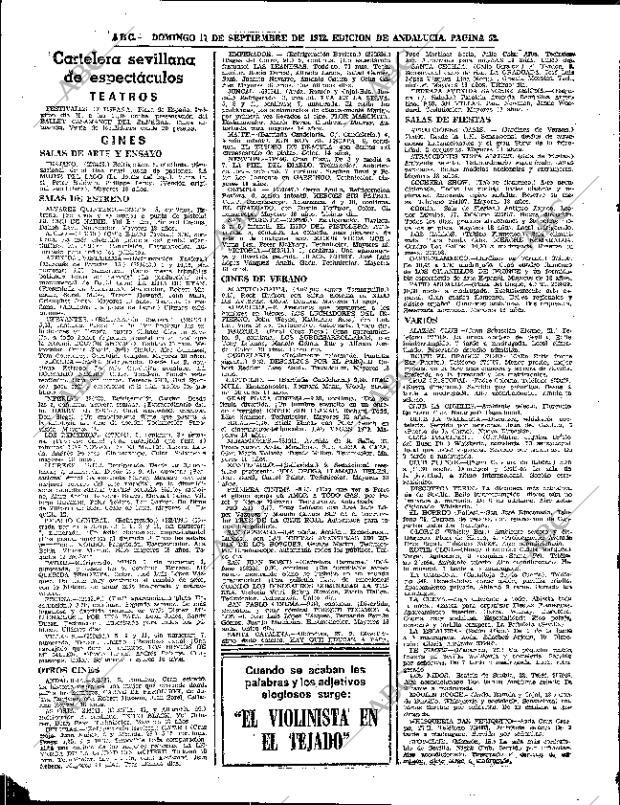 ABC SEVILLA 17-09-1972 página 50