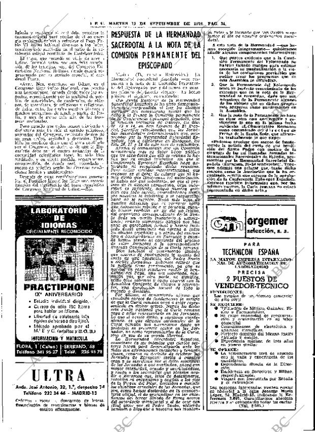 ABC MADRID 19-09-1972 página 34