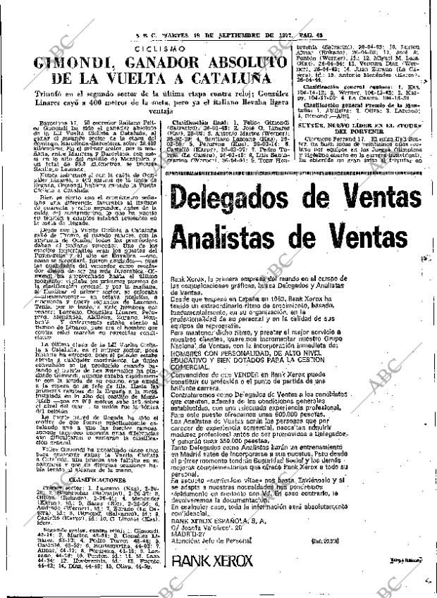 ABC MADRID 19-09-1972 página 69