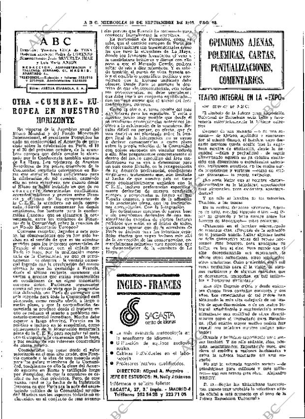 ABC MADRID 20-09-1972 página 22