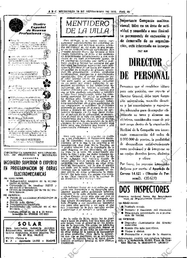 ABC MADRID 20-09-1972 página 50