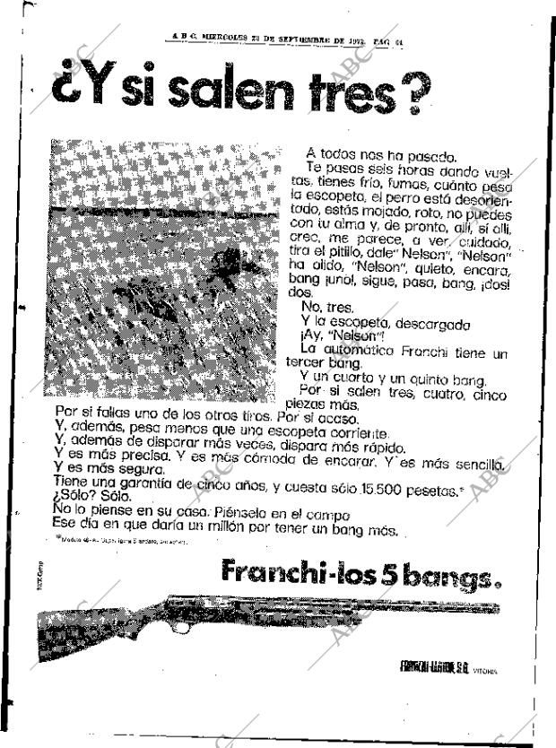 ABC MADRID 20-09-1972 página 64