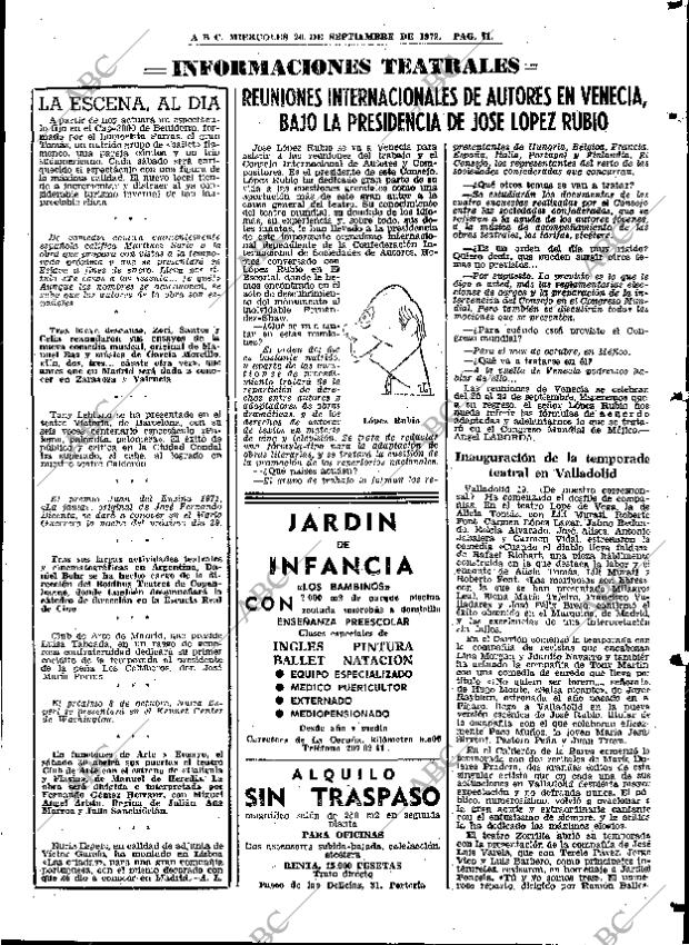 ABC MADRID 20-09-1972 página 71