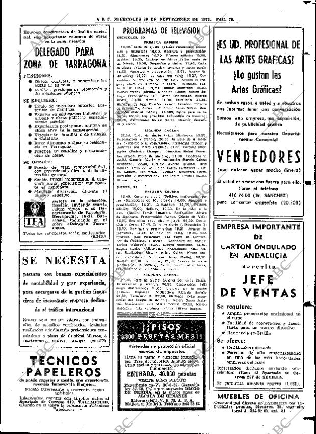 ABC MADRID 20-09-1972 página 79