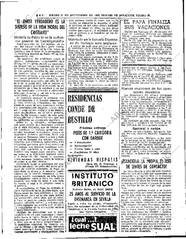 ABC SEVILLA 21-09-1972 página 27