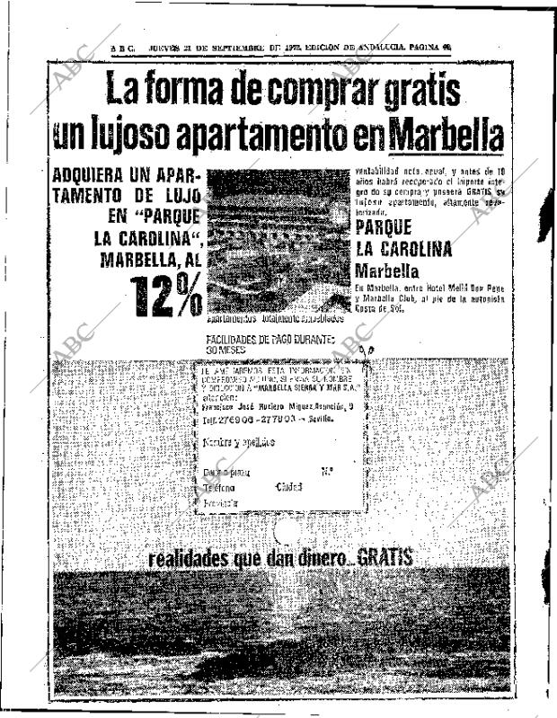 ABC SEVILLA 21-09-1972 página 40