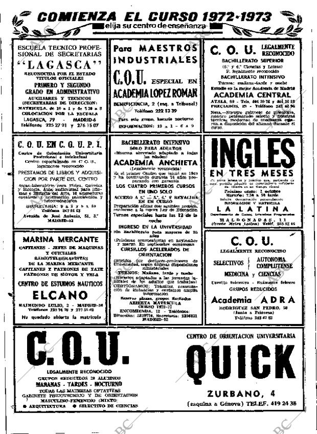 ABC MADRID 22-09-1972 página 118