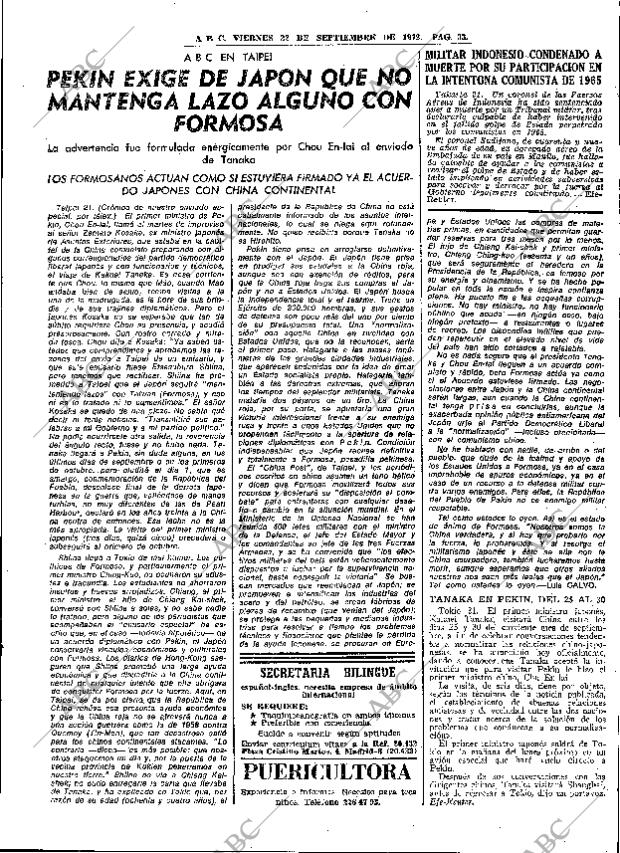 ABC MADRID 22-09-1972 página 33