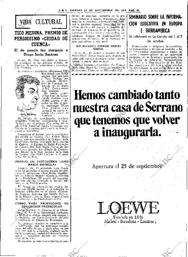ABC MADRID 22-09-1972 página 55
