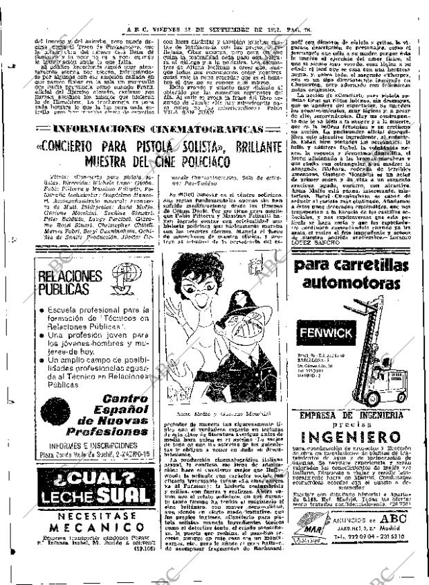 ABC MADRID 22-09-1972 página 76